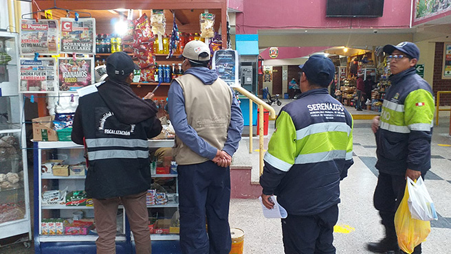 Fiscalización a establecimientos