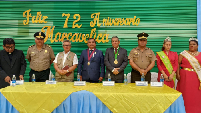 Aniversario del distrito de Marcavelica
