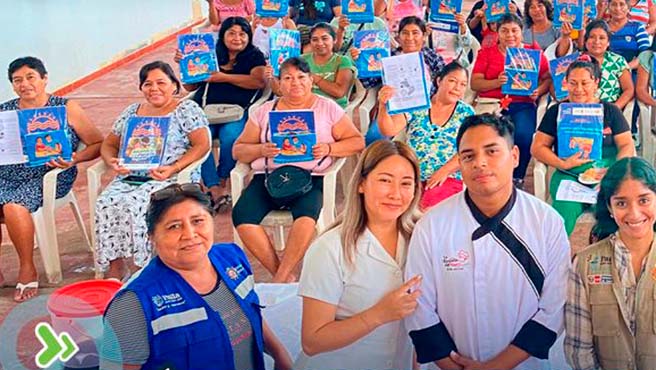 A través de comedores populares comuna paiteña impulsa sesiones demostrativas de loncheras saludables