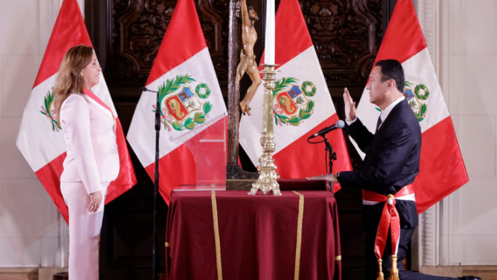 Ceremonia  de juramentación se realizó en el Salón Dorado de Palacio de Gobierno.