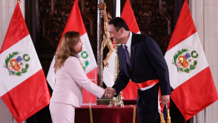 Ceremonia  de juramentación se realizó en el Salón Dorado de Palacio de Gobierno.