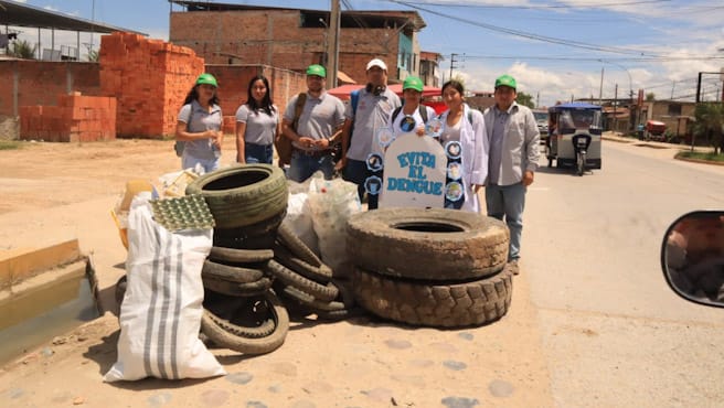 San Martín: eliminan más de 8 toneladas de potenciales criaderos de zancudos en Moyobamba