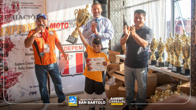  ¡Orgullo Sanbartolino - Campeón Motocross! 