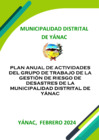 Vista preliminar de documento Plan Anual Actividades GTGRD