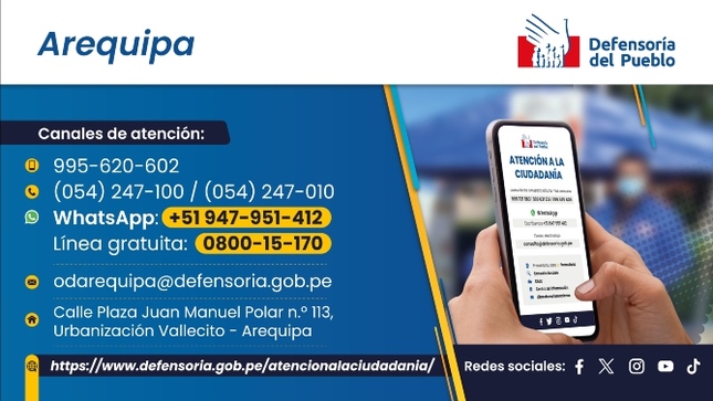 Se dió a conocer el rol de actividades que cumplirá en la provincia de Islay, la jefa de la Oficina Defensorial de Arequipa, Andrea Sarayasi, destacó que esta visita itinerante forma parte del conjunto de visitas similares que cumplirán a lo largo de este año en las ocho provincias de la región Arequipa