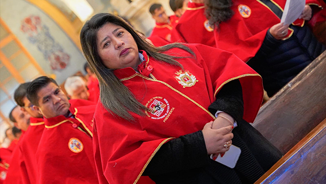 CORTE SUPERIOR DE JUSTICIA DE CUSCO PARTICIPÓ EN LAS ACTIVIDADES POR VIERNES SANTO