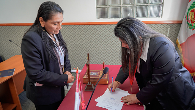 Presidenta de la Corte de Cusco inauguró y puso en funcionamiento Juzgado de Investigación Preparatoria Transitorio