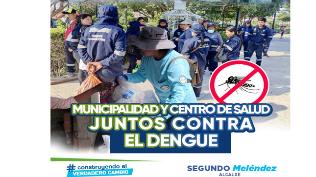 Municipalidad Y Centro De Salud Juntos Contra el Dengue 