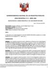 Vista preliminar de documento Resolución de la Unidad Registral N.º 054-2024-SUNARP/ZRIX/UREG