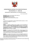 Vista preliminar de documento Resolución de la Unidad Registral N.º 055-2024-SUNARP/ZRIX/UREG