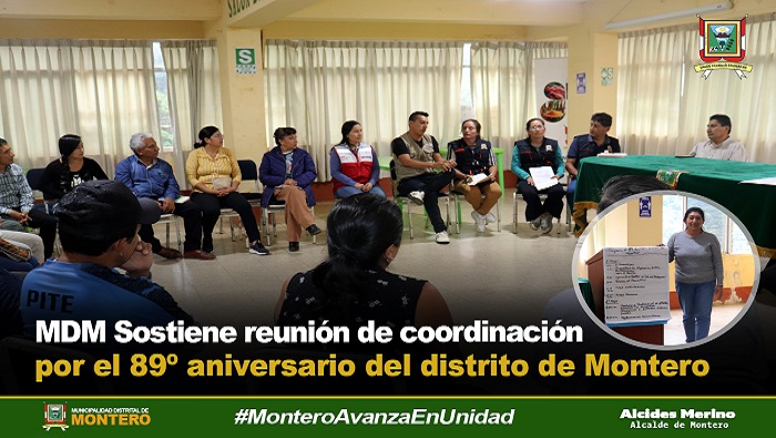 Reunión de coordinación por el 89° Aniversario