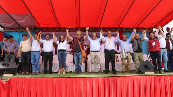Consejeros Regionales representantes por la provincia de la Convención presentes en Mesa Técnica en favor de los distritos de Pichari y Kuimbiri