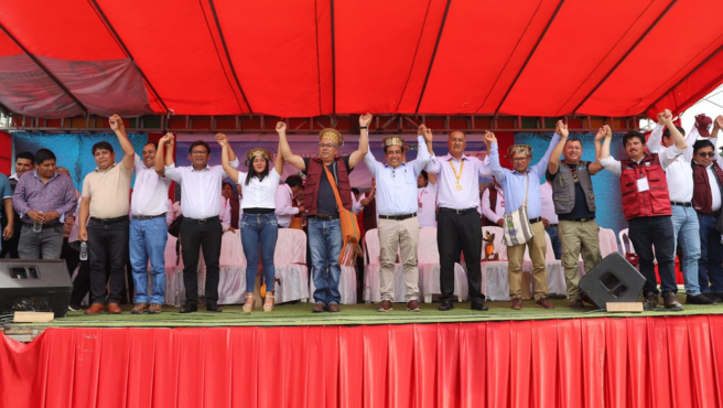 Consejeros Regionales representantes por la provincia de la Convención presentes en Mesa Técnica en favor de los distritos de Pichari y Kuimbiri 