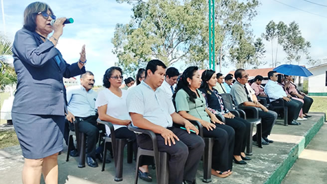 Directora Regional de Educación aperturó año lectivo 2024-I en el I.E.S.T.P. "Jorge Basadre Grohman"