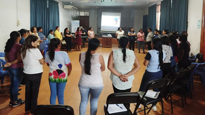 El MINEDU viene brindando asistencia técnica a directivos, especialistas, docentes y auxiliares del nivel inicial del programa EDUCUNA de la DRE Madre de Dios