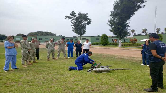 Personal del Ejército recibe capacitación en uso de fumigadores contra el mosquito del dengue