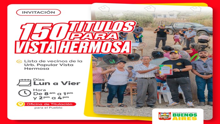 150 Tรญtulos para Vista Hermosa