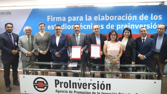 •	Hoy se firmó el contrato para la elaboración de los estudios técnicos de preinversión del proyecto