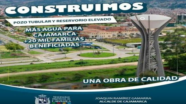 💧El pozo tubular, se erige como una iniciativa crucial para fortalecer el acceso sostenible al agua potable para más de 20 mil familias. Además, gracias a la gestión del alcalde provincial, Joaquin Ramírez ya se tiene el proyecto para la construcción de pozos tubulares con reservorio elevado en el sector de Ajoscancha. 