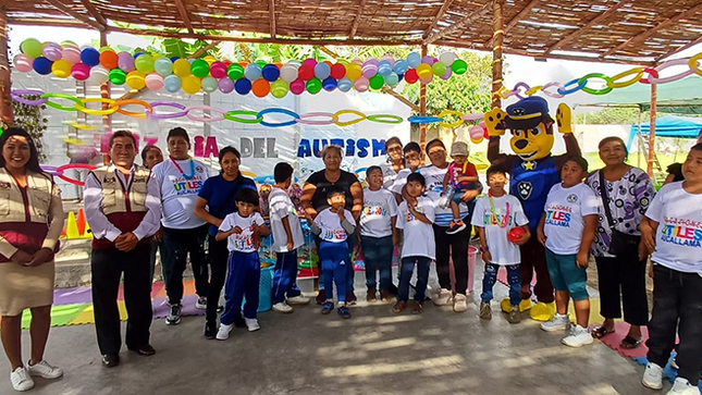 Municipalidad de Aucallama realiza jornada en el Día Mundial de Concienciación Sobre el Autismo.