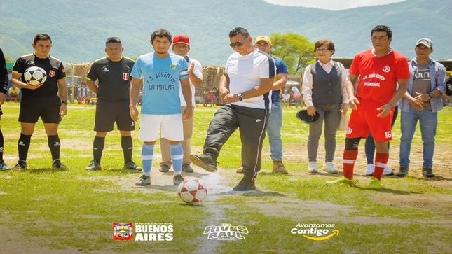 Inauguración de la liga distrital copa Perú Buenos Aires 2024