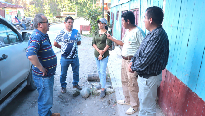 Los consejeros constatan mal estado del Servicio de mantenimiento de Red vial Kumpirushiato-Ivochote del distrito de Echarate La Convención.