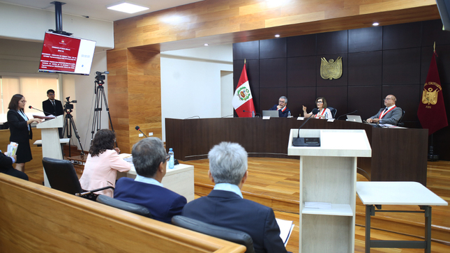 Sala Primera sesionó en audiencia pública y dejó al voto 60 procesos constitucionales de diversas jurisdicciones del país