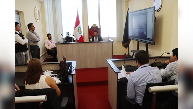 Funcionarios de la Corte Superior de Arequipa realizaron una pasantía a la Unidad de Flagrancia de la Corte del Callao para replicar su experiencia
