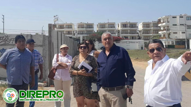 Visitaron en el área donde se desarrollará en el distrito de Paracas el VII - FESTIVAL INTERNACIONAL DE LA VENDIMIA "PARACAS - 2024"