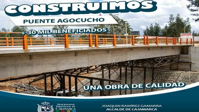 ✅ Esta importante infraestructura fue gestionada por la actual administración municipal, y gracias a la coordinación con Provías, se ejecutó y completó a mediados de febrero, con una inversión que supera el millón de soles. En los próxmos días, esta importante obra será inaugurada y puesta al servicio de la población 