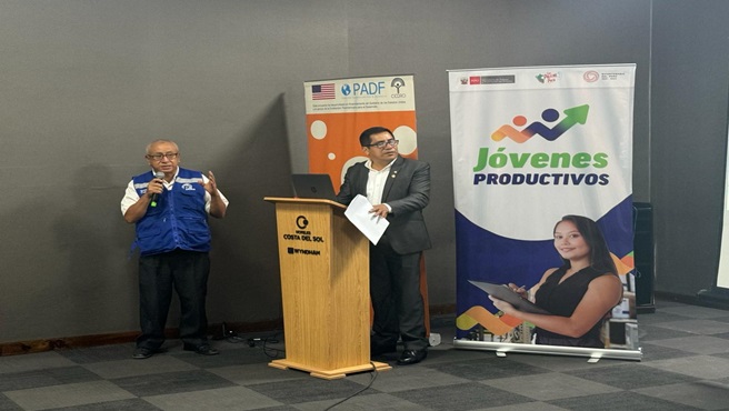 La DRTPE Piura participo en encuentro empresarial organizado por el Programa Nacional de Empleo "Jóvenes Productivos" y Cedro.