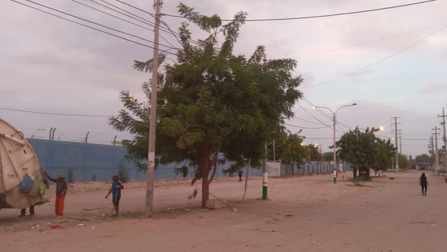 recojo de residuos sólidos en Terminal Pesquero