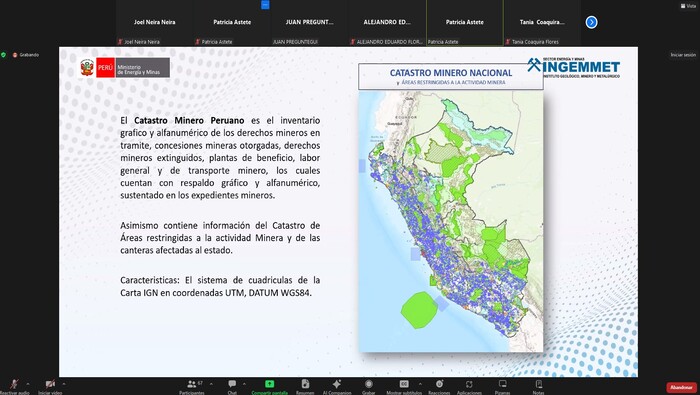 Cierre de 1ra. Capacitación Virtual 2024 - Ingemmet