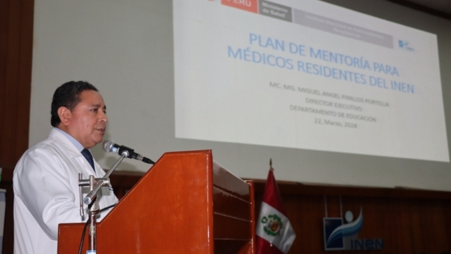 Implementan en el INEN Programa de Mentoria para Médicos Residentes