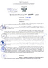 Vista preliminar de documento Resolución Directoral. N° 1033 - 2024 