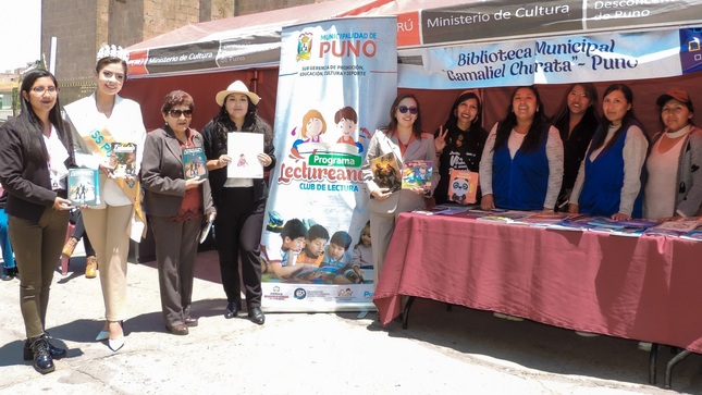 Concejo Municipal se une al impulso de la lectura en el 1er Festival del libro de literatura infantil y juvenil en Puno