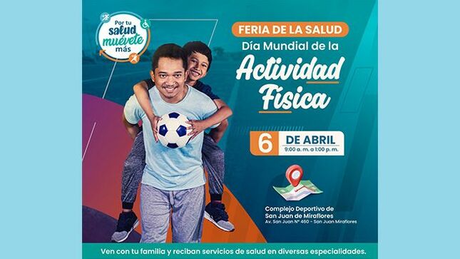 Minsa participará en feria por el Día Mundial de la Actividad Física