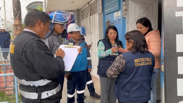 Electrocentro con el apoyo de la fiscalía y la policía nacional realizan intervenciones por hurto de energía