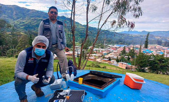 vigilancia de calidad del agua en el alto Piura 