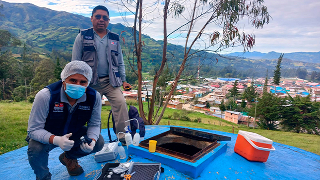 vigilancia de calidad del agua en el alto Piura 