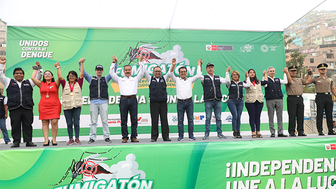 Lima norte: la Fumigatón contra el dengue interviene más de 1000 viviendas en Independencia