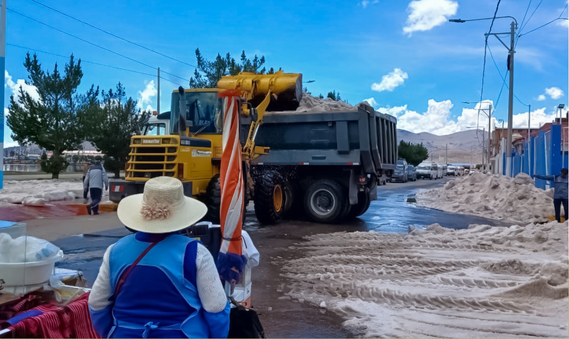 Municipalidad de Puno atendió oportunamente emergencias suscitadas tras fuertes precipitaciones pluviales registradas el 6 de diciembre
