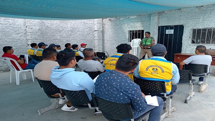 Se fortalece capacidades de los inspectores de transporte de la Municipalidad Provincial de Huaral