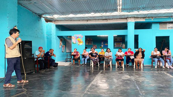 Personal de la la Defensoría Municipal del Niño y del Adolescente del gobierno local.
