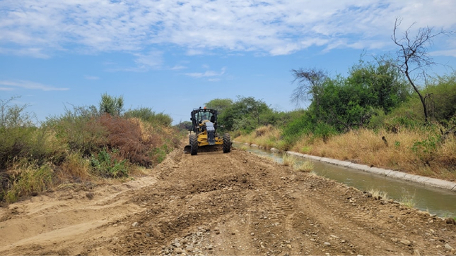 𝟱km son rehabilitados en sector el algarrobo lateral 43