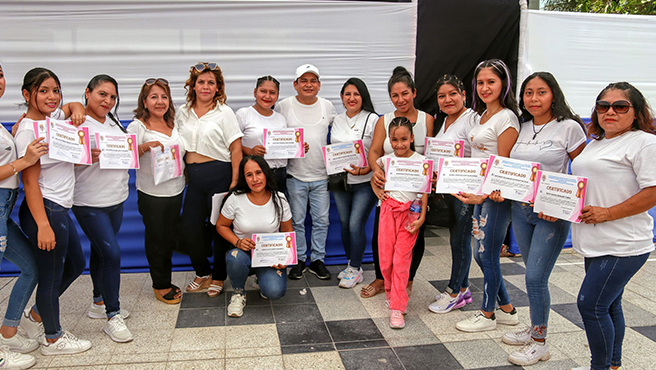 Clausura de talleres del Programa Operativo Poblacional