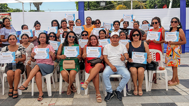 Clausura de talleres del Programa Operativo Poblacional