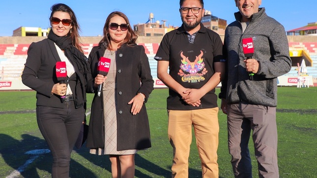 Manolo del Castillo junto a Fátima Saldonid y Misky Rita de TV Perú llevaran la cobertura de la Festividad Virgen de la Candelaria 