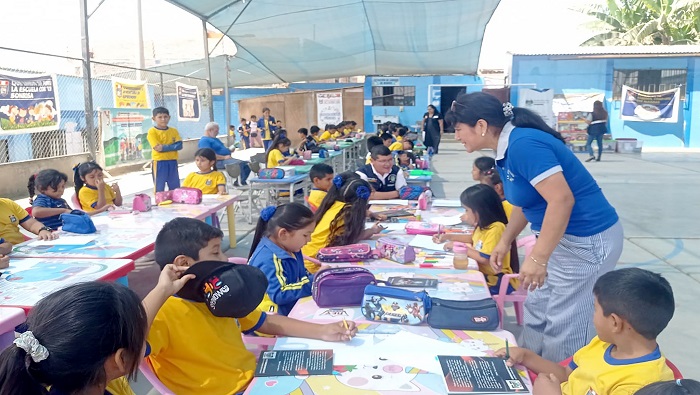 Festival de lectura "Huaral Lee" llegΓ³ al Centro Poblado Contigo PerΓΊ
