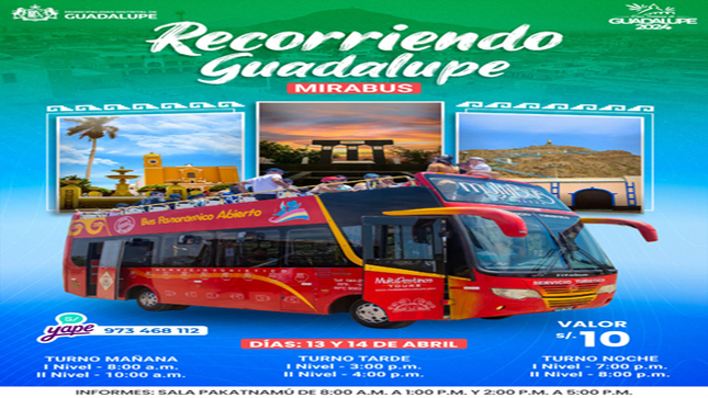 ¡El Mirabus llega a Guadalupe! 